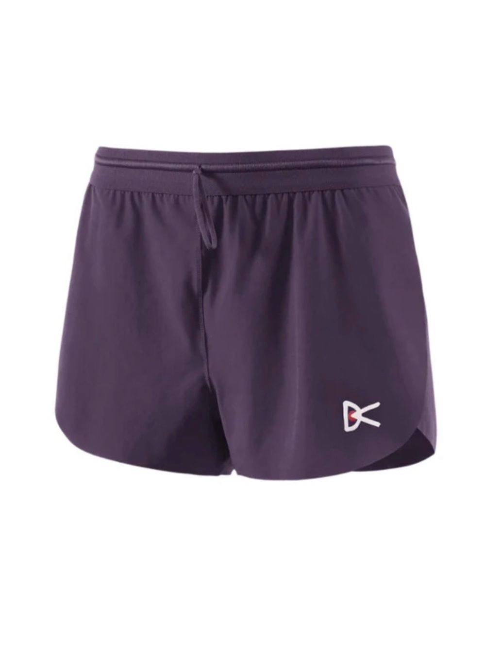Women's Dark Purple Athletic Shorts with Drawcord